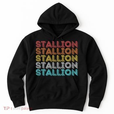 Vintage Retro Stallion Hoodie