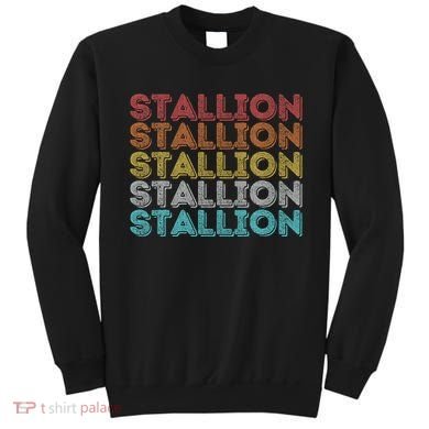 Vintage Retro Stallion Sweatshirt
