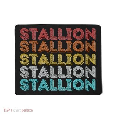 Vintage Retro Stallion Mousepad