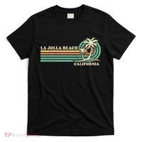 Vintage Retro Summer Vacation California La Jolla Beach T-Shirt thumb 0