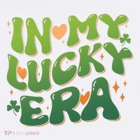 Vintage Retro St Patricks Day In My Lucky Era T-Shirt thumb 7
