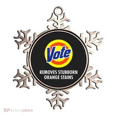 Vote Removes Stubborn Orange Stains Antitrump Ornament