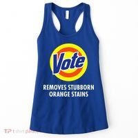 Vote Removes Stubborn Orange Stains Antitrump Women's Tank Top thumb 0