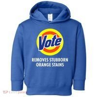 Vote Removes Stubborn Orange Stains Antitrump Toddler Hoodie thumb 0
