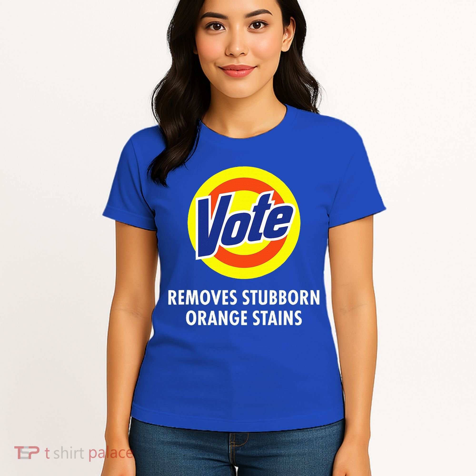 Vote Removes Stubborn Orange Stains Antitrump Women's T-Shirt