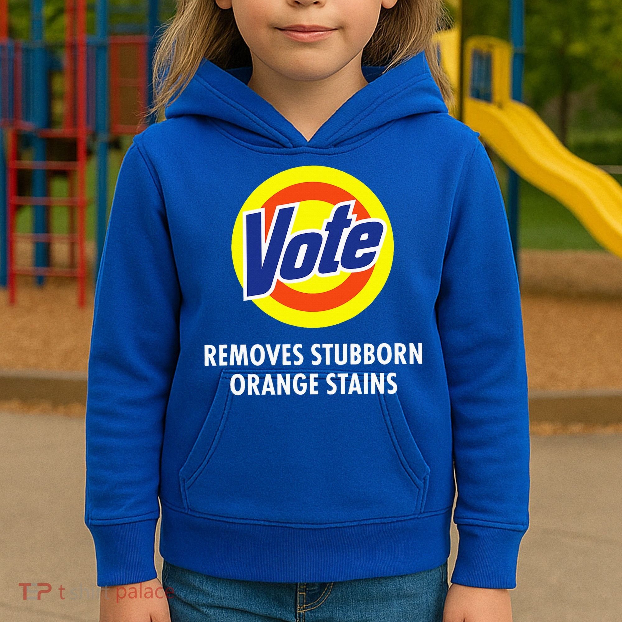 Vote Removes Stubborn Orange Stains Antitrump Kids Hoodie