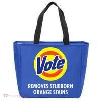 Vote Removes Stubborn Orange Stains Antitrump Tote Bag thumb 0