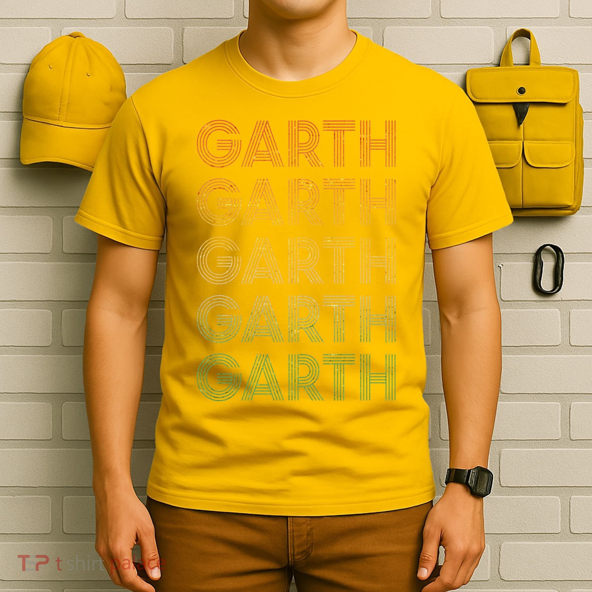Vintage Retro Style Garth T-Shirt