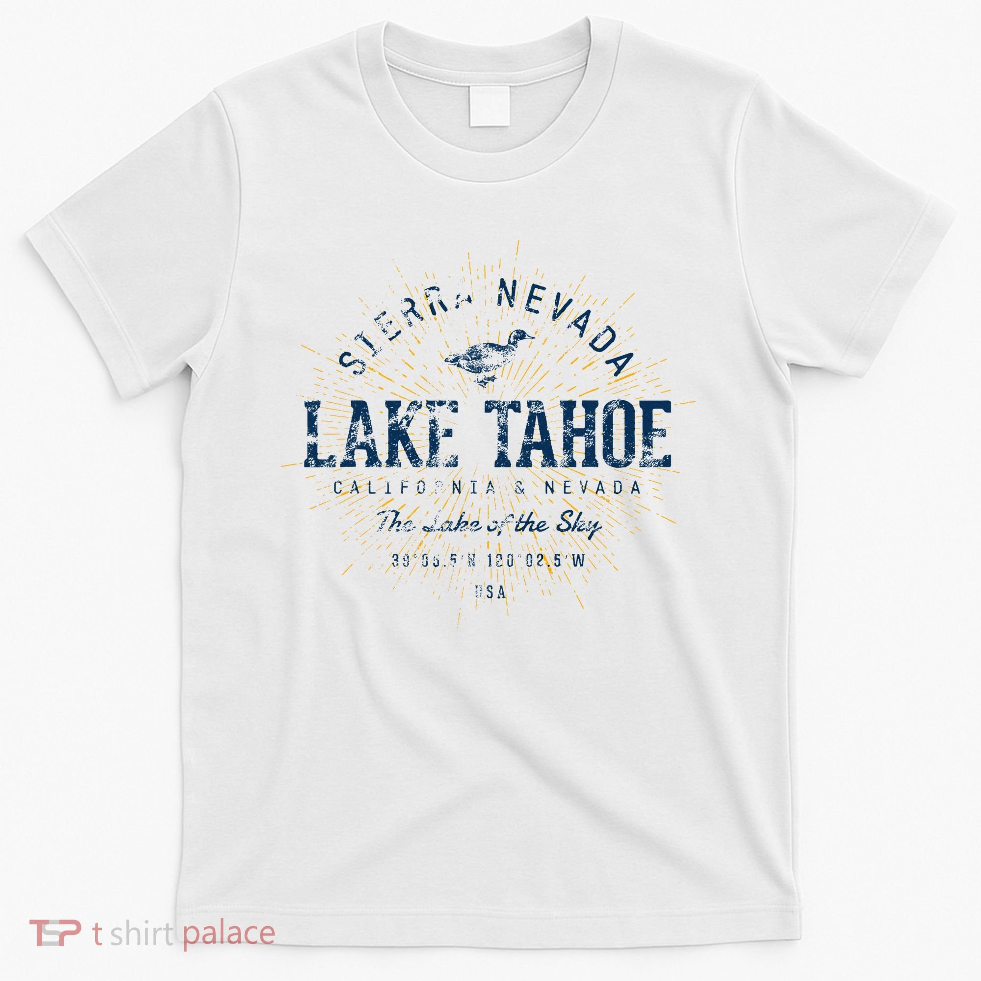 Vintage Retro Style Lake Tahoe T-Shirt