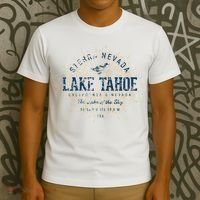 Vintage Retro Style Lake Tahoe T-Shirt thumb 3