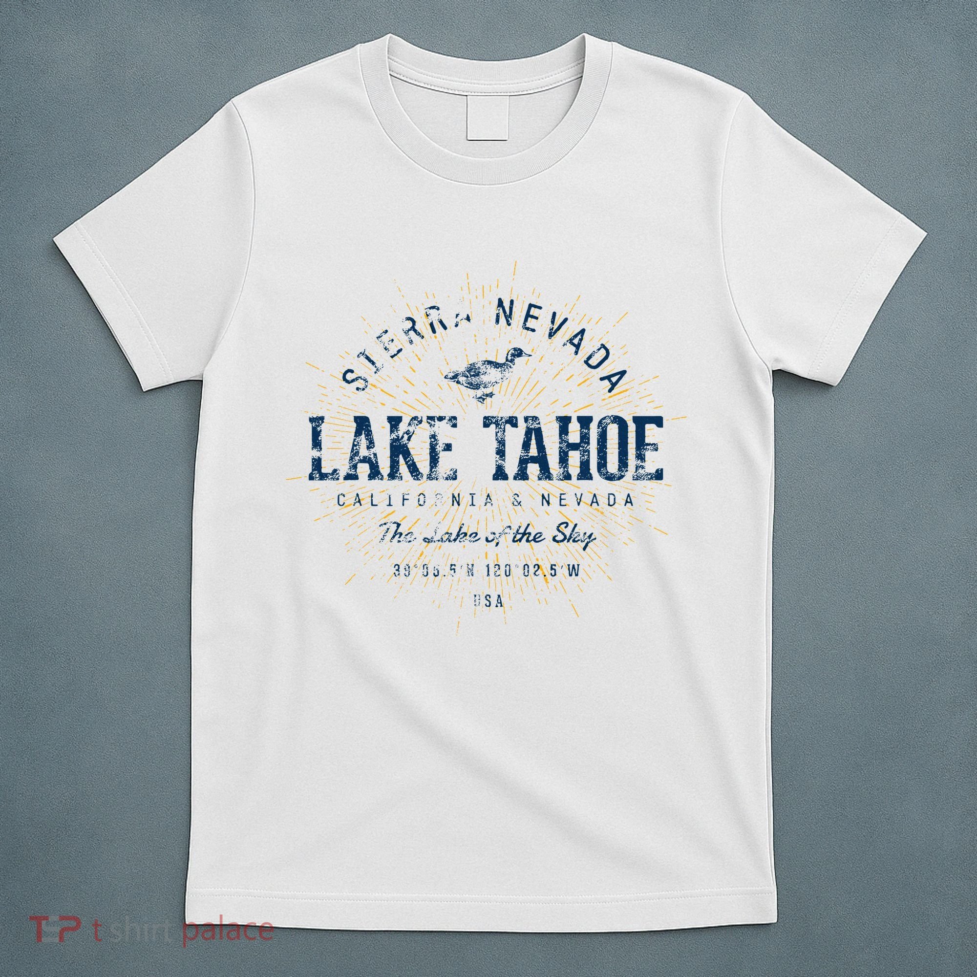 Vintage Retro Style Lake Tahoe T-Shirt