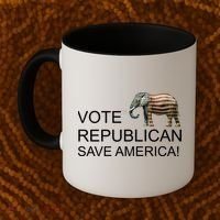 Vote Republican Save America Coffee Mug thumb 2