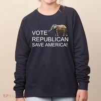 Vote Republican Save America Women's Sweatshirt thumb 0