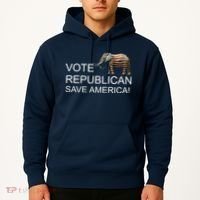 Vote Republican Save America Hoodie thumb 2