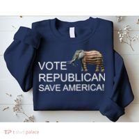 Vote Republican Save America Sweatshirt thumb 2