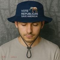 Vote Republican Save America Bucket Hat thumb 2