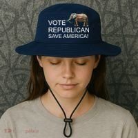 Vote Republican Save America Bucket Hat thumb 3