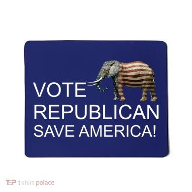 Vote Republican Save America Mousepad