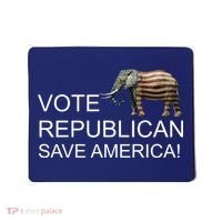 Vote Republican Save America Mousepad thumb 0