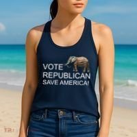 Vote Republican Save America Women's Tank Top thumb 2