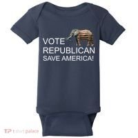 Vote Republican Save America Baby Bodysuit thumb 0