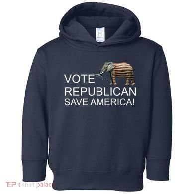 Vote Republican Save America Toddler Hoodie