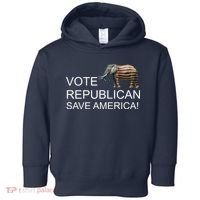 Vote Republican Save America Toddler Hoodie thumb 0