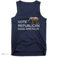 Vote Republican Save America Tank Top thumb 0