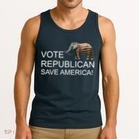 Vote Republican Save America Tank Top thumb 3