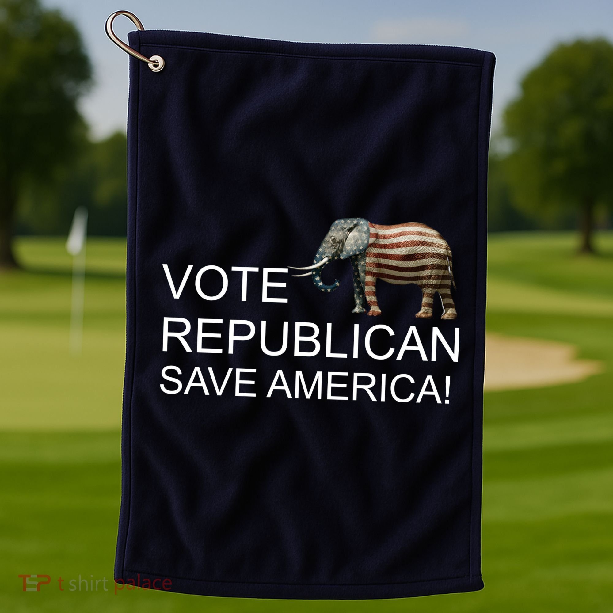 Vote Republican Save America Golf Towel