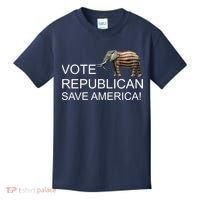 Vote Republican Save America Kids T-Shirt thumb 0