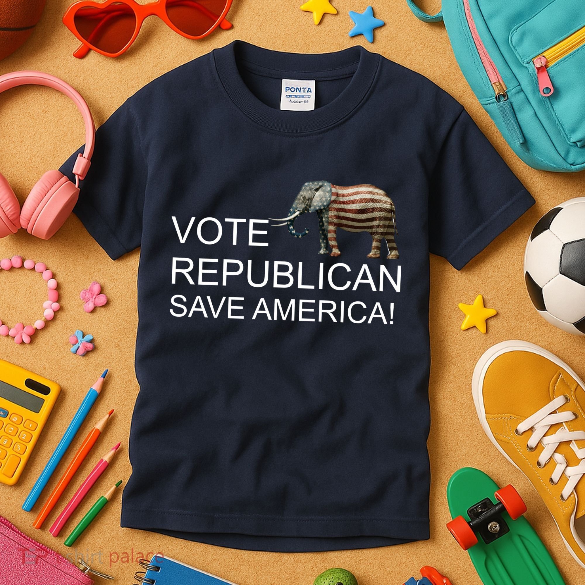 Vote Republican Save America Kids T-Shirt