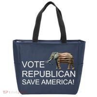 Vote Republican Save America Tote Bag thumb 0
