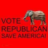 Vote Republican Save America Santa Hat thumb 1