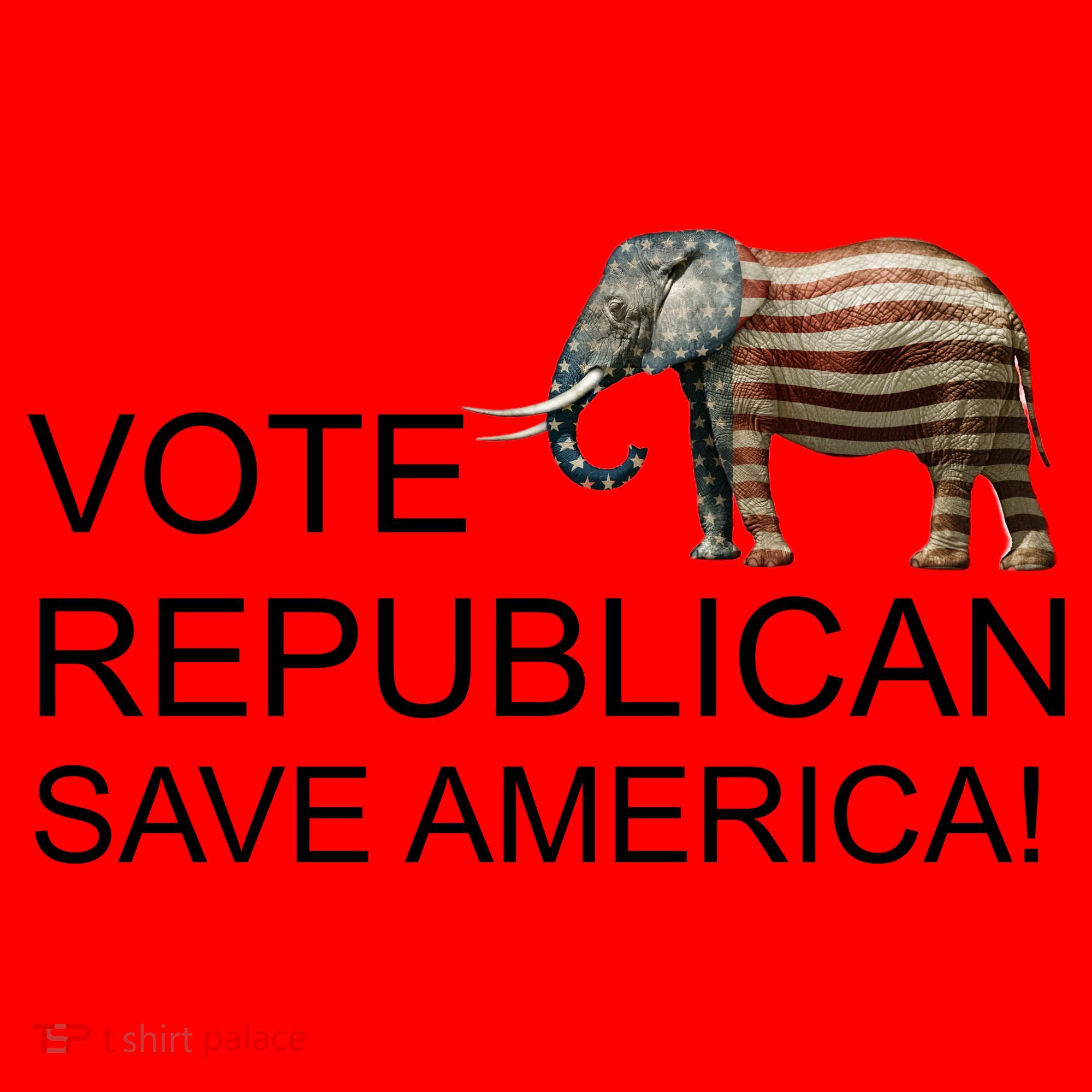 Vote Republican Save America Santa Hat