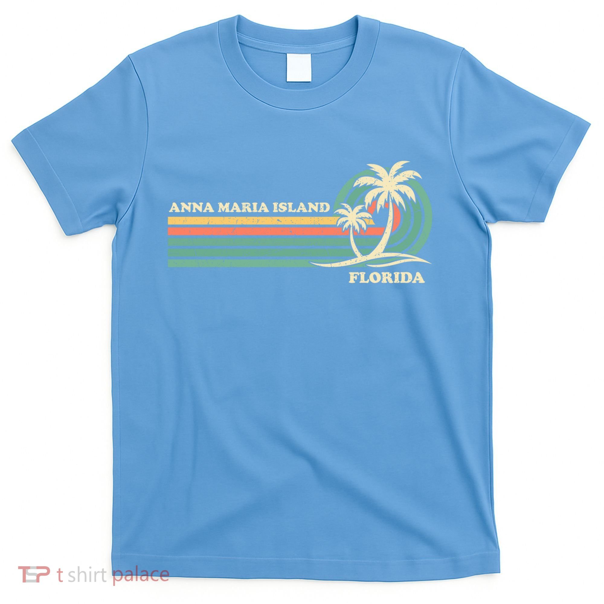 Vintage Retro Summer Vacation Florida Anna Maria Island Cool Gift T-Shirt