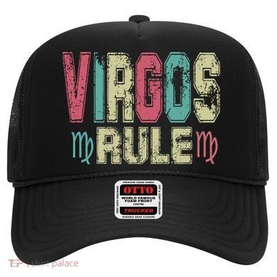 Virgos Rule September August Birthday Distressed Funny Gift Hat