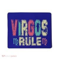Virgos Rule September August Birthday Distressed Funny Gift Mousepad thumb 0