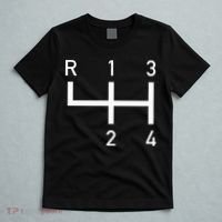 Vintage Racer Shift Pattern 4 Speed Manual T-Shirt thumb 5