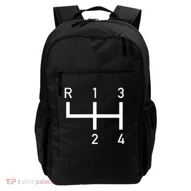 Vintage Racer Shift Pattern 4 Speed Manual Backpack