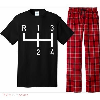 Vintage Racer Shift Pattern 4 Speed Manual Pajama Set