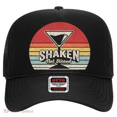 Vintage Retro Shaken Not Stirred Martini Cocktail Gift Hat
