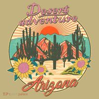 Vintage Retro Travel Arizona Desert Adventure Emblem T-Shirt thumb 7