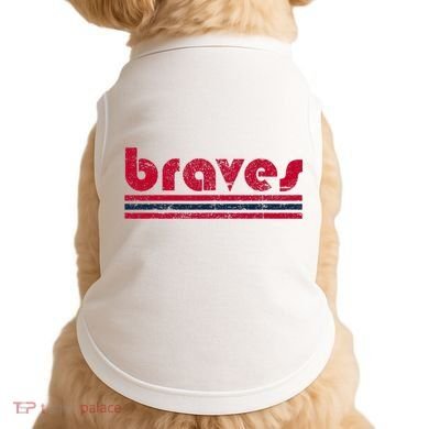 Vintage Retro Three Stripe Weathered Doggie Tank