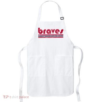 Vintage Retro Three Stripe Weathered Apron