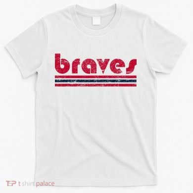 Vintage Retro Three Stripe Weathered T-Shirt