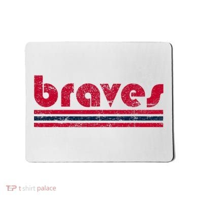 Vintage Retro Three Stripe Weathered Mousepad