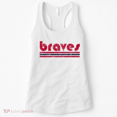 Vintage Retro Three Stripe Weathered Women's Tank Top