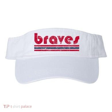Vintage Retro Three Stripe Weathered Visor