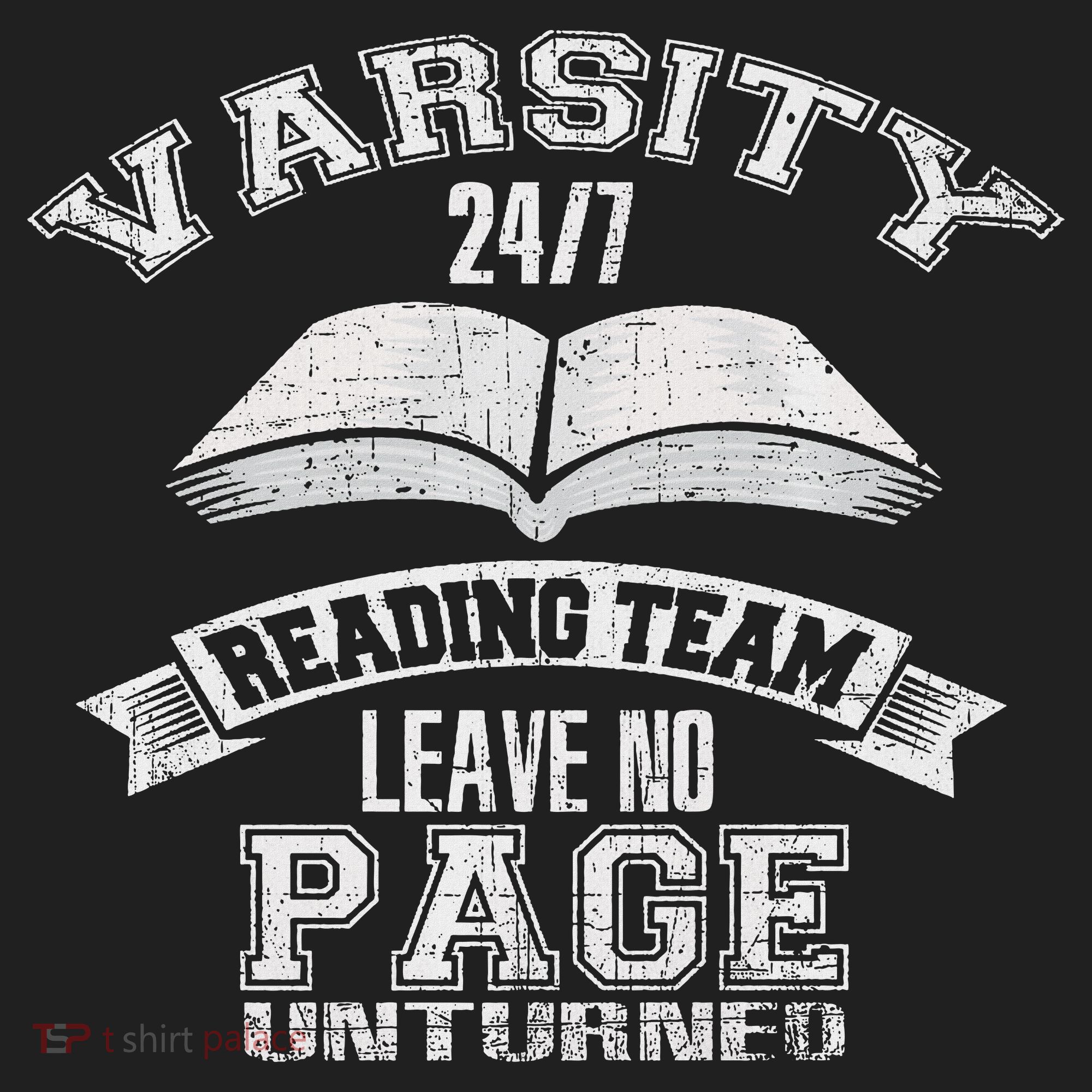 Varsity Reading Team 24 7 Funny Book Lovers Women's Sweatshirt